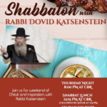 Shabbaton with Rabbi Katzestein