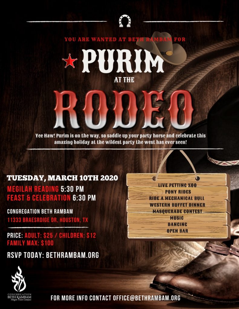 Purim at the Rodeo